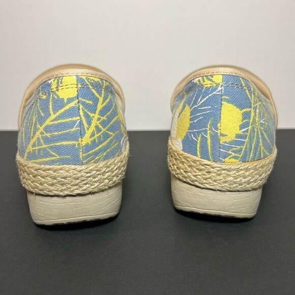 Womens DANSKO Victoria Tahiti Floral Canvas Slip On Clogs / Size 7.5-8 / EU 38 - Picture 4 of 8